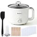 Fondoir à cire 1,8 litre, kit pour la fabrication de bougies, incluant 100 mèches, 10 supports et une spatule