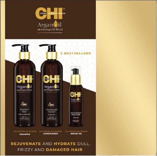 Chi Natural Life CHI - Revival Argan Oil Set - 3 stuks - Unisex