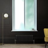 Radiateur Windsor Radiateur style fonte rétro horizontal – Noir (Midnight Black) – 30 cm x 78,5 cm – Triple rang
