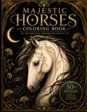 Majestic Horses Adult Coloring Book