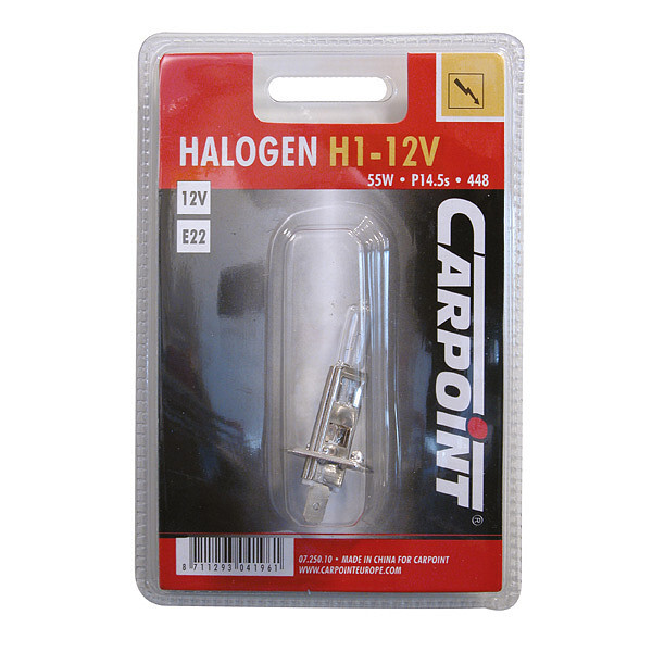 Carpoint Gloeilamp H1 55W P14,5s bls