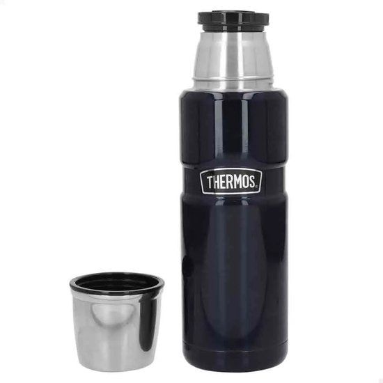 Thermos Stainless Steel Thermos Bottle - 470ml - Blue