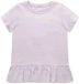 Tom Tailor T-shirt imprimé à volants à manches courtes violet 104-110 cm fille
