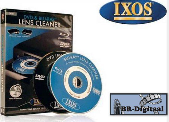 Ixos DVD & Blu-ray Lens Cleaning Kit - Blue