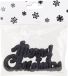 Cosy&Trendy Cosy at Home Kersthangers Merry Christmas - 12 stuks - Zwart - Kunststof