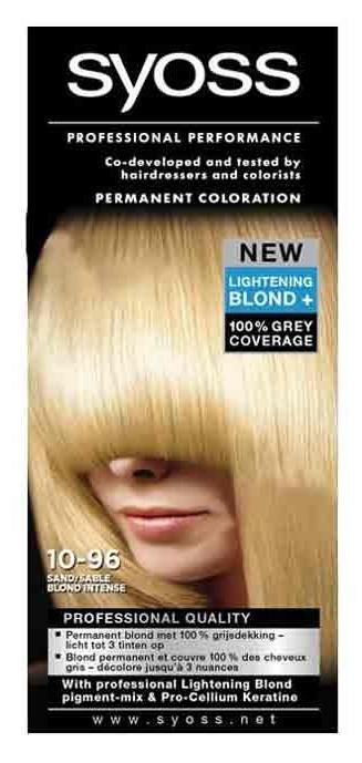 Syoss Professional Performance Haarverf Color Crème Intense Blond Zand Nr