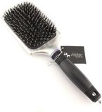 Nebur Paddle Brush - Boar + Porcupine - Zwart