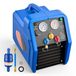 Appareil de récupération et d'aspiration de réfrigérant - Station d'aspiration portable - 220 V/50 Hz - Compresseur à deux cylindres - 1 cv - Convient aux réfrigérants A1 et A2L - Pour systèmes de climatisation et de véhicules