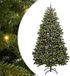 vidaXL Kunstkerstboom 240 cm 300 LED's Warmwit PVC en Staal Groen