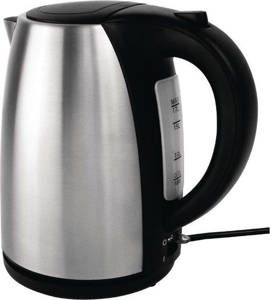 Caterlite RVS waterkoker 1,7L - Zwart - 2200W