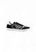 Emporio Armani Baskets sportives en cuir à lacets - Noir