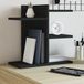 Maison Exclusive Organiseur de bureau, noir, 42x21,5x42 cm, en panneaux de fibres de bois