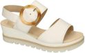 Gabor - Dames - Wit - Plateau Sandalen - Maat 38