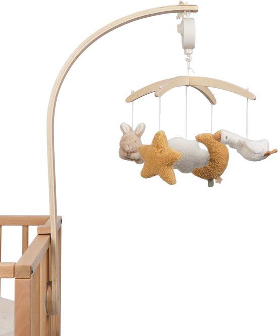 Little Dutch Newborn Muziekmobiel Naturel Jongens en meisjes