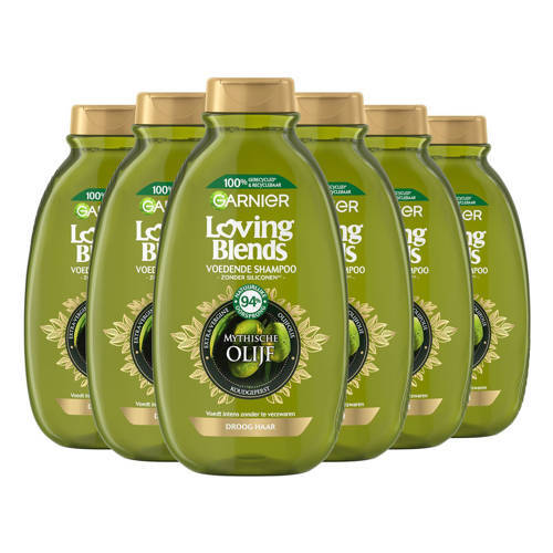 Garnier Garnier Loving Blends Mythische Olijf shampoo - 6 x 300 ml - voordeelverpakking