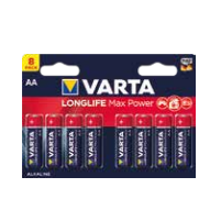 Varta Industrial Alkaline AA Batterijen - 8 stuks