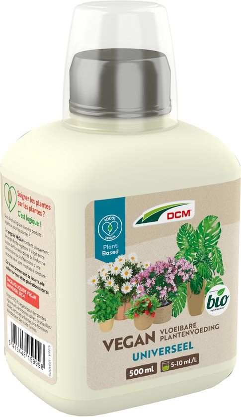 DCM Vegan Vloeibare Plantenvoeding Universeel - 0.5 L - BIO
