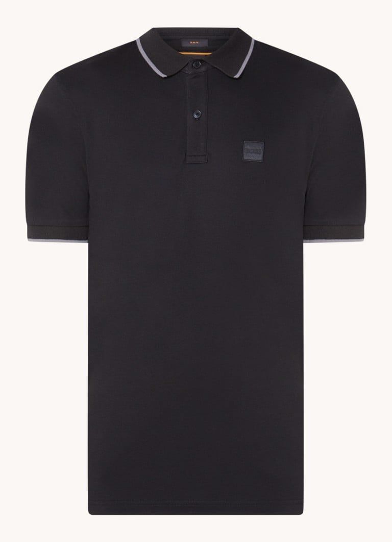 HUGO BOSS Passertip Slim Fit Polo - Piqué Katoen - Logo