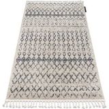 Rugsx - Tapis Berber Agadir G0522 Crème Et Gris Franges Berbère Marocain Shaggy Beige 200x290 cm