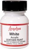 Angelus Leather Acrylic Paint - White - 29.5ml