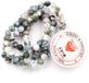 Fukugems kralen met rekkoord voor het maken van sieraden Losse stenen kralen voor doe-het-zelf Energiestenen helende armband 8 mm = 96 stuks en 1 rol koord Boomagaat 8 mm