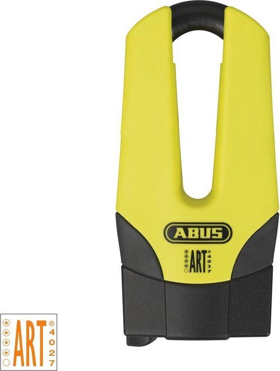 ABUS Granit Quick Maxi Pro ART 4 Schijfremslot - Geel