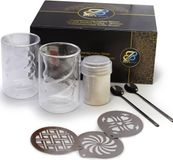 Blue Collection Cappuccino Latte Macchiato Glas Set