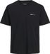 JACK & JONES Jorvarenna Painted Back Tee Ss Crew Neck Hommes Noir S