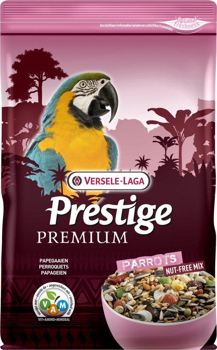 VERSELE-LAGA Prestige Premium Papegaaien Zonder Noten - Vogelvoer - 2 kg