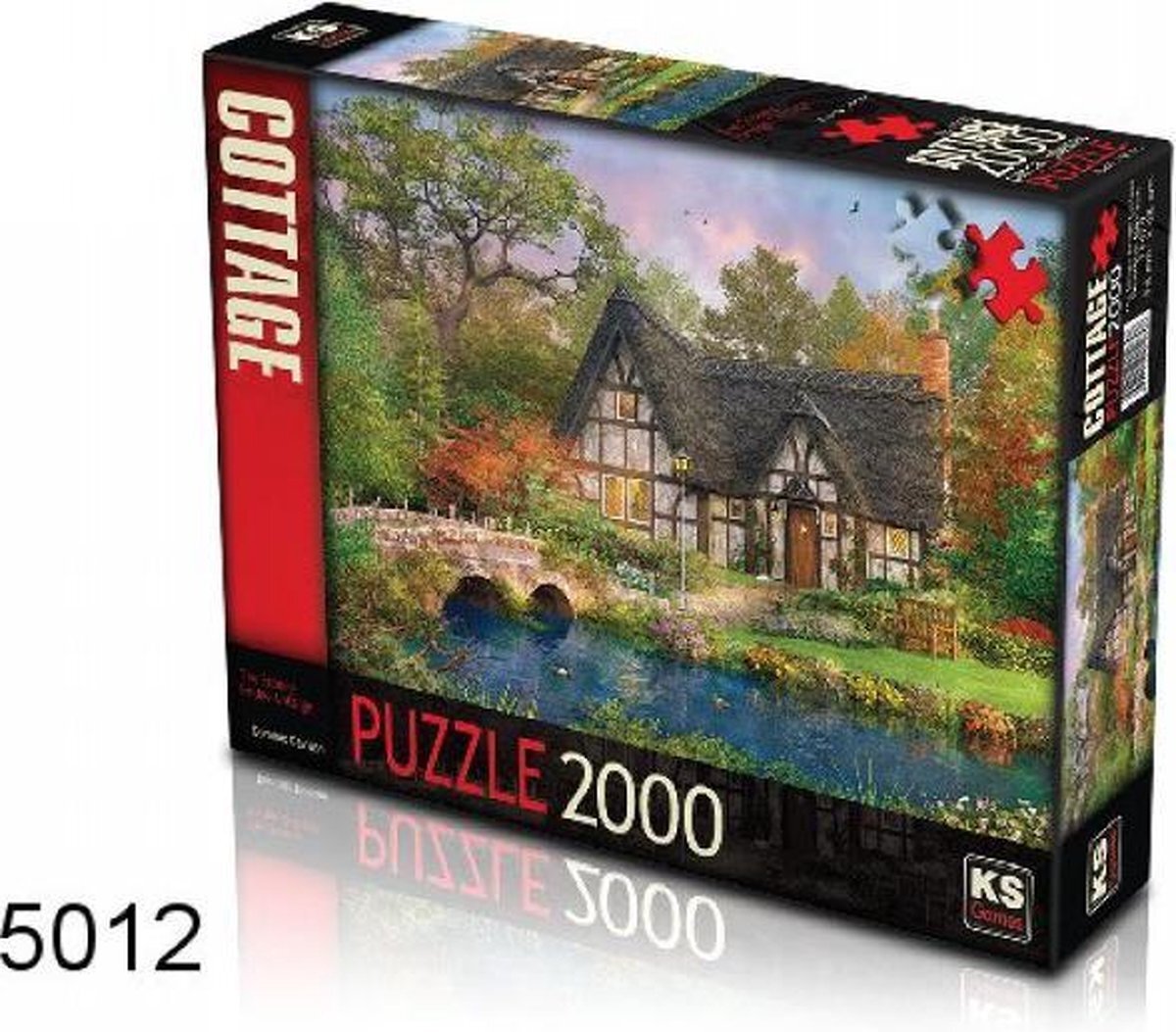 KS Games legpuzzel, the stoney bridge cottage, 2000 stukjes