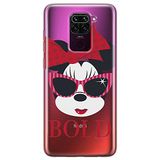 ERT GROUP mobiel telefoonhoesje voor Xiaomi REDMI NOTE 9 origineel en officieel erkend Disney patroon Minnie 045 optimaal aangepast aan de vorm van de mobiele telefoon, gedeeltelijk bedrukt