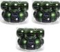Decoris Boules de Noël set - 30x stuks - vert foncé - verre - 6 cm - brillant et mat