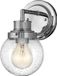 Hinkley LED Badkamerarmatuur Poppy | 1X E27 Max 60W | IP44 | Polished Chrome