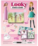 Ravensburger – 13099073 – Looky stickerboek – Avondjurken