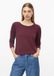 s.Oliver T-Shirt Bordeaux Katoen Ronde Hals Korte Mouw 34