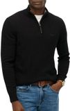 Superdry Wool Blend Half Zip Sweater Heren - Maat M