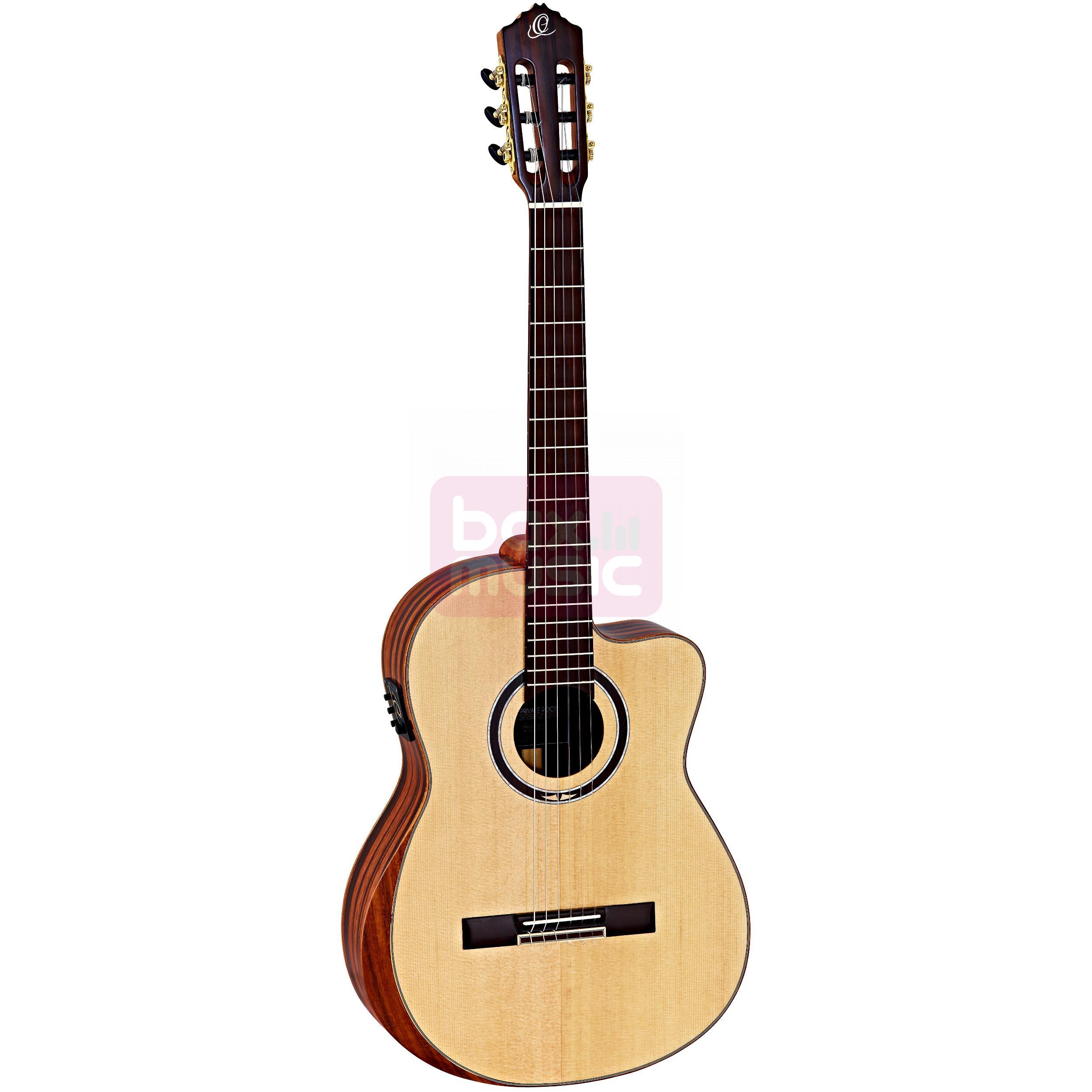 Ortega Striped Suite CE elektrisch akoestische klassieke gitaar