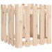 VidaXL Plantenbak met hekontwerp 50x50x50 cm massief grenenhout
