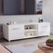 Vida Designs Cosmo TV Unit 2 Deur Moderne Gloss Matte MDF Woonkamer Kast Media Stand Furntiure Wit 120cm