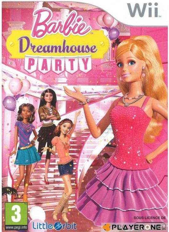 Nintendo Barbie Dreamhouse Party Wii