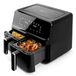 Clatronic FR 3804 H Double Friteuse à air chaud 8 L Noir