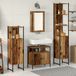 vidaXL Badkamermeubel Set 4-delig Antiek Hout 33 x 33 x 185,5 cm