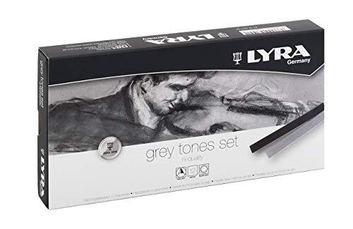 Thomson 5641122 Grey Tones pastelkrijt, grijs, 17,4 x 9,0 x 2,0 cm