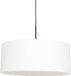 Steinhauer Zwarte hanglamp Sparkled Light 8154ZW 50cm
