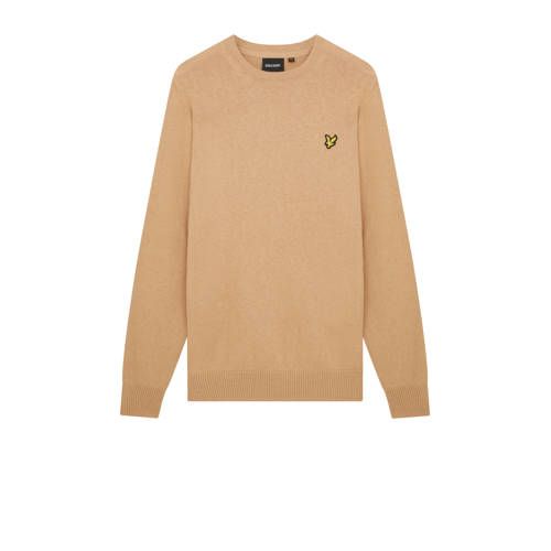 Lyle & Scott Trui met Logo - Kaki
