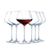 Ultime steelglas, 42 cl | Loodvrij kristalglas, glazen met voet om te proeven, vaatwasmachinebestendig, gemaakt in Frankrijk