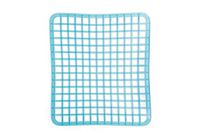 Excelsa Rainbow tapijt voor wastafel, blauw, 32 x 28 cm