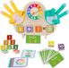 Jouet de mathématiques en bois - Compter - Apprentissage pour enfants - Compter sur les doigts - Jouet de mathématiques - Jouet éducatif