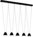 EGLO Palbieta Hanglamp - GU10 - 116 cm - Zwart