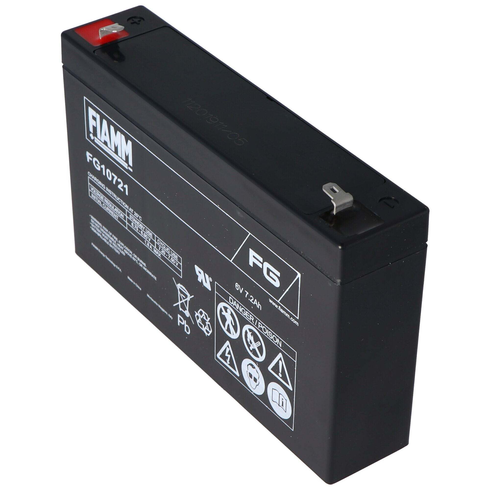 Fiamm Fiamm FG10721 loodbatterij 6 volt 7.2Ah